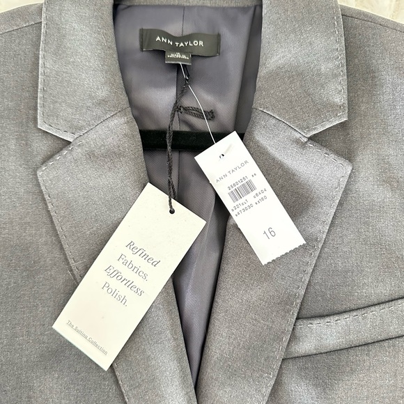 Ann Taylor Gray Blazer for Women